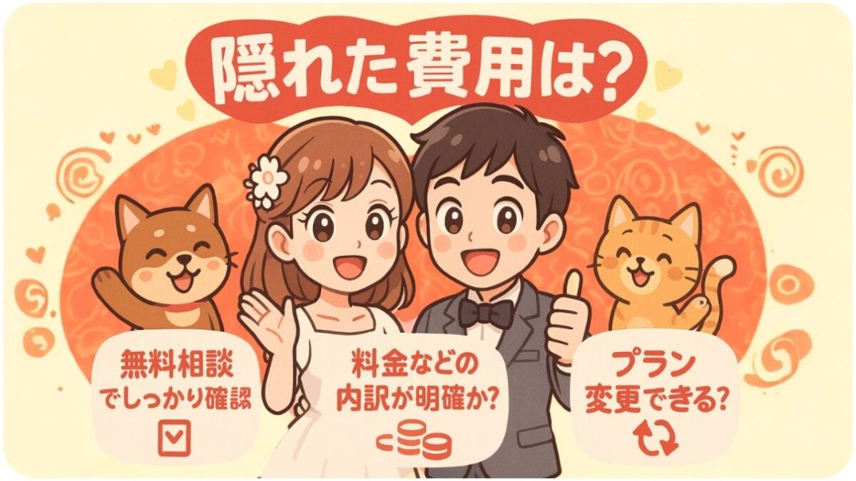 隠れた費用は?失敗しないためのチェックポイント