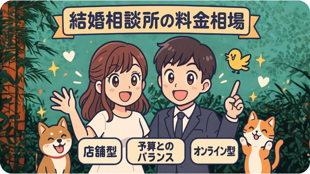 🌟結婚相談所の料金相場と安いサービスの特徴を知ろう